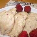 ゴースカ's cooksnap of when they made ストロベリーチーズケーキのソフトクッキー.
