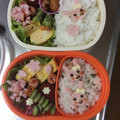 桃と豆's cooksnap of when they made 幼稚園 キャラ弁♡うさぎ 簡単 お弁当.