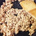 d080b's cooksnap of when they made そぼろ☆彡.