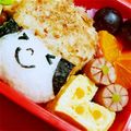 yukky☆mama's cooksnap of when they made パパッと簡単キャラ弁★ハート卵焼き♪.