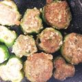 nomuyogurt's cooksnap of when they made 食べやすいピーマンの肉詰め.