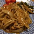 mame213's cooksnap of when they made 豚肉玉ねぎもやしのマイルドケチャ炒め★.