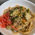 ゆるмαмα's cooksnap of when they made 焼きうどん♡マヨが決め手.