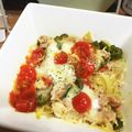 し＊な's cooksnap of when they made レンジで＊トマトと豚肉の味噌チーズ蒸し.