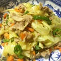 のんのんSTELLA's cooksnap of when they made 【簡単】ぱぱっと野菜豚肉炒め♪.
