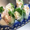 りぴ＊'s cooksnap of when they made 新玉ねぎとスモークチキンの生春巻き.