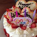 kaukauino's cooksnap of when they made 思ったより簡単！苺のデコレーションケーキ.