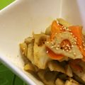 yukanosuke's cooksnap of when they made 蓮根とにんじんのきんぴら.