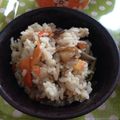 しろごまちゅん's cooksnap of when they made 昆布茶で♪ベビーホタテの炊き込みごはん.