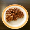 そらいろのカフェ's cooksnap of when they made ベルギーワッフル☆全粒粉入りプレーン.