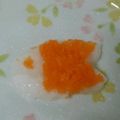 スイカが好物's cooksnap of when they made 子供の日♪離乳食初期の鯉のぼり☆.
