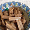 福梅もなか's cooksnap of when they made 圧力鍋でごぼうとこんにゃくの煮物.