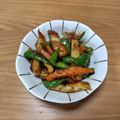 みぃくんのママ's cooksnap of when they made にんじんとピーマンとちくわのきんぴら.