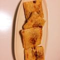 aynhsmt's cooksnap of when they made 明太子と納豆の油揚げポケット焼き.