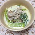 ミフィにゃん's cooksnap of when they made チキンとほうれん草＆青梗菜のクリーム煮♪.
