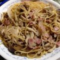 はーなどん's cooksnap of when they made ★彡ベーコンとキノコの和風パスタ★彡.