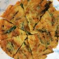 nazuyumi05's cooksnap of when they made ツナとニラのチヂミ.
