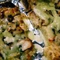 kaeかえちゃん's cooksnap of when they made 簡単おつまみ～油揚げとキムチとチーズ.