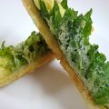 かのんママ（'-'*）'s cooksnap of when they made 竹輪のしそチーズ揚げ.
