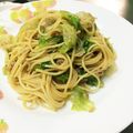 kiminov's cooksnap of when they made レタスとツナの簡単パスタ.