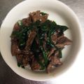 クックUI6D4I☆'s cooksnap of when they made 簡単 早い！ 牛肉 ニラの 胡麻油炒め♪.
