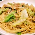 しゃけっけ's cooksnap of when they made 春キャベツとエリンギのツナパスタ.