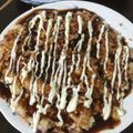 ポメちょん's cooksnap of when they made フライパンひとつで♪デカたこ焼き.