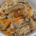 ほあたん's cooksnap of when they made 炊飯器で炊くキノコおこわ.