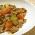みれくる's cooksnap of when they made ☆豚肉とアボカド炒め☆.