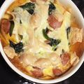 ♡鞠♡'s cooksnap of when they made ほうれん草ベーコンのキッシュ〜餃子の皮〜.