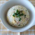 お弁当ママ's cooksnap of when they made うち流☆炊き込むチャーハン.