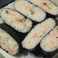 ミーリュウ's cooksnap of when they made カニカママヨおにぎり★.