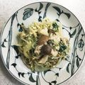 RoomA's cooksnap of when they made きのこと水菜のガーリックソテー.