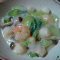 haruchiko's cooksnap of when they made 帆立とチンゲン菜のクリーム煮♪.