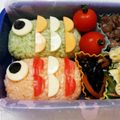 あくび王子まま's cooksnap of when they made 簡単＊丸型１つde鯉のぼりのキャラ弁＊.