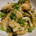 ゆりしろ's cooksnap of when they made 【塩レモン】鶏胸とキノコの塩レモン焼き.
