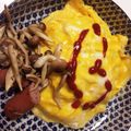 花花里's cooksnap of when they made オムライス.