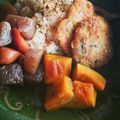 もあみまま☆'s cooksnap of when they made お弁当に♪レンジで１分×３かぼちゃの煮物.