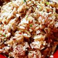 春団治's cooksnap of when they made 大葉にんにく醤油で落とし飯☆.