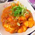 青白ネコたん's cooksnap of when they made 簡単エビチリ.