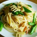 JunpJump's cooksnap of when they made ❀釜揚げ桜エビとタケノコの春パスタ❀.