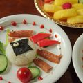 kimie's cooksnap of when they made 簡単！こどもの日☆鯉のぼりプレート.