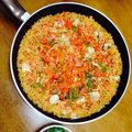 ちぃかまDREAMM's cooksnap of when they made 簡単★フライパンで桜えびパエリア♡.