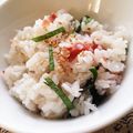 miho0612's cooksnap of when they made 梅・しらす・大葉の混ぜごはん.