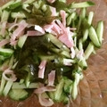 おはなすき's cooksnap of when they made ♪超簡単♪きゅうりとワカメのサラダ.