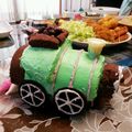 かおりベア♪'s cooksnap of when they made 機関車ケーキ（立体Ver.）.