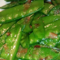 ミユワール♪'s cooksnap of when they made 超簡単絹さやのおかか和え.
