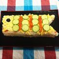 がっつママ's cooksnap of when they made 牛乳パックで鯉のぼりの押し寿司.
