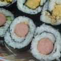 にこちゃん111's cooksnap of when they made ソーセージのキンパ風巻き寿司.
