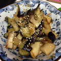 はるブー子's cooksnap of when they made とり野菜みそで☆ナスとエリンギの炒め物.